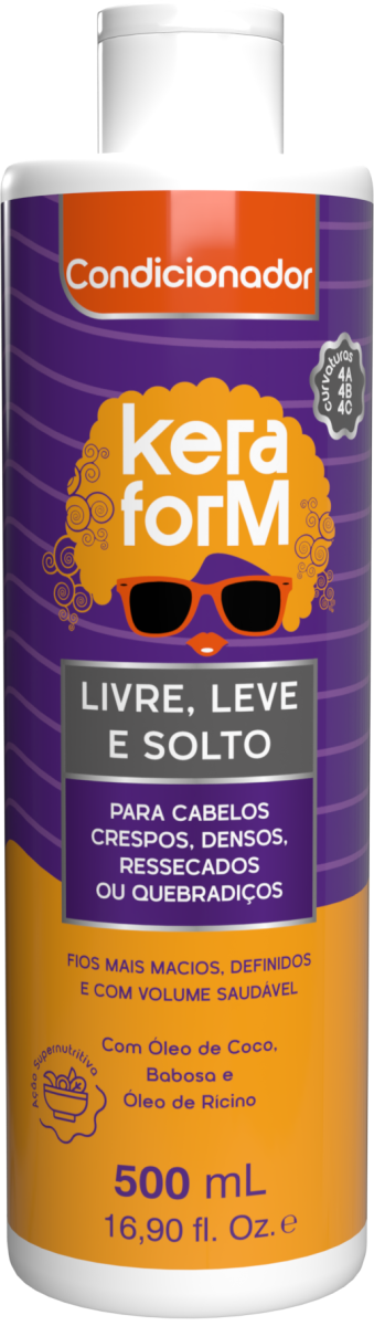 Keraform Acondicionador Libre, Ligero y Suelto 500 ml