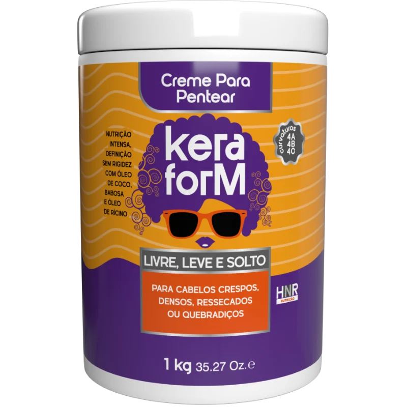 Keraform Crema Para Peinar Libre, Ligero y Suelto 1 kg